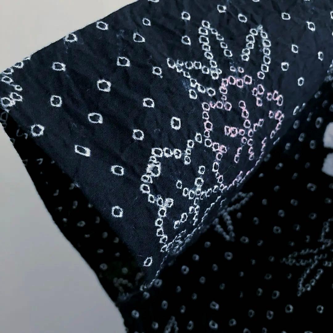 浦島太郎 やまと誂　有松絞り浴衣　手縫い　上質　No.2-w-18