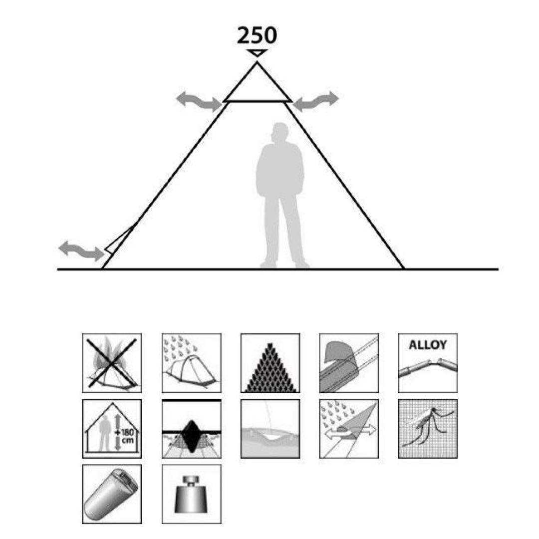 Robens ティピー型テント ローベンス　ワンポール