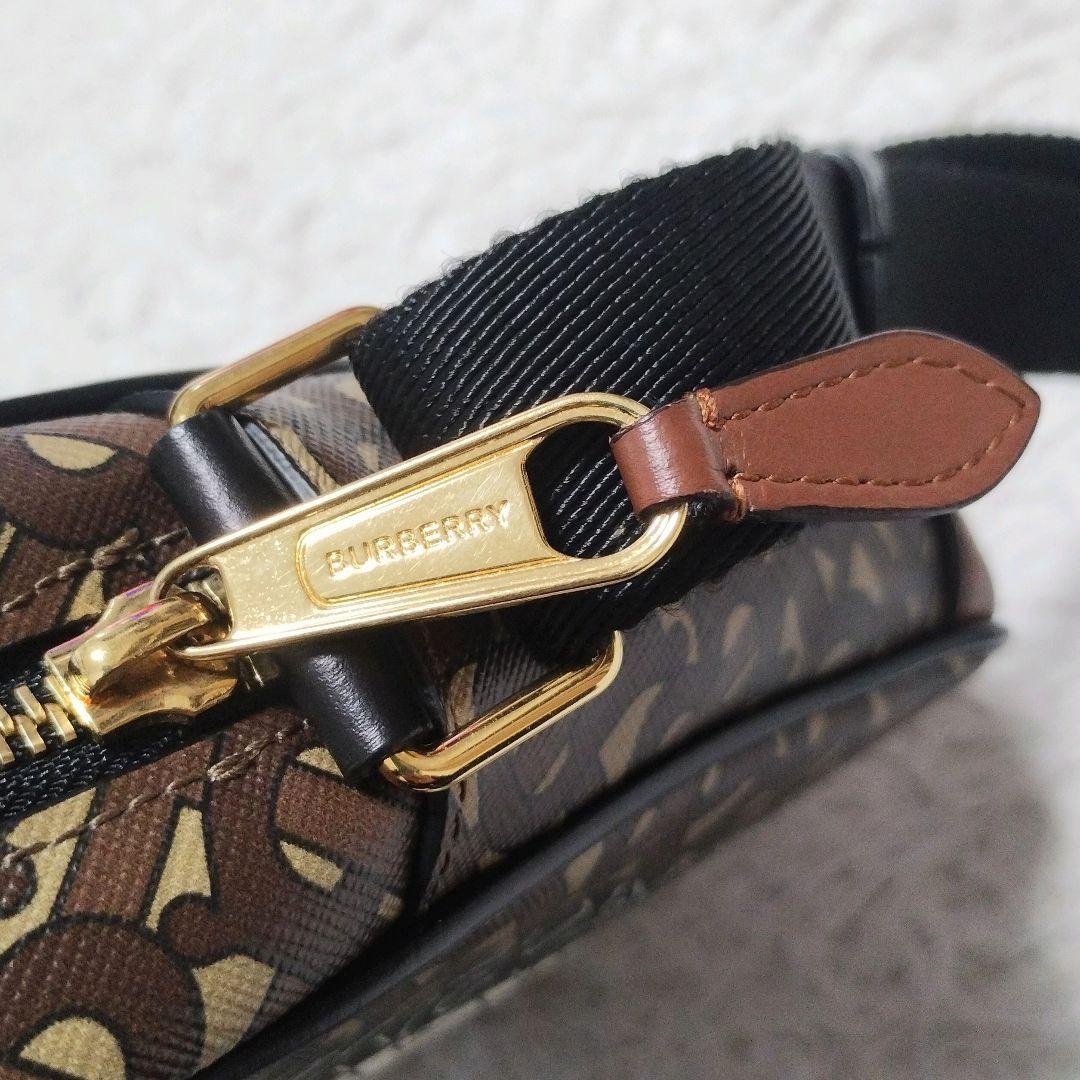 【美品】バーバリー ショルダーバッグ PVC 総柄 TBモノグラム ユニセックス