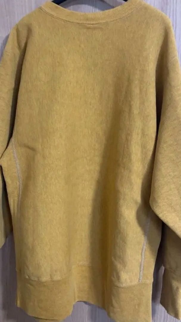 90s USA製 チャンピオン リバースウィーブ　Lサイズ マスタード