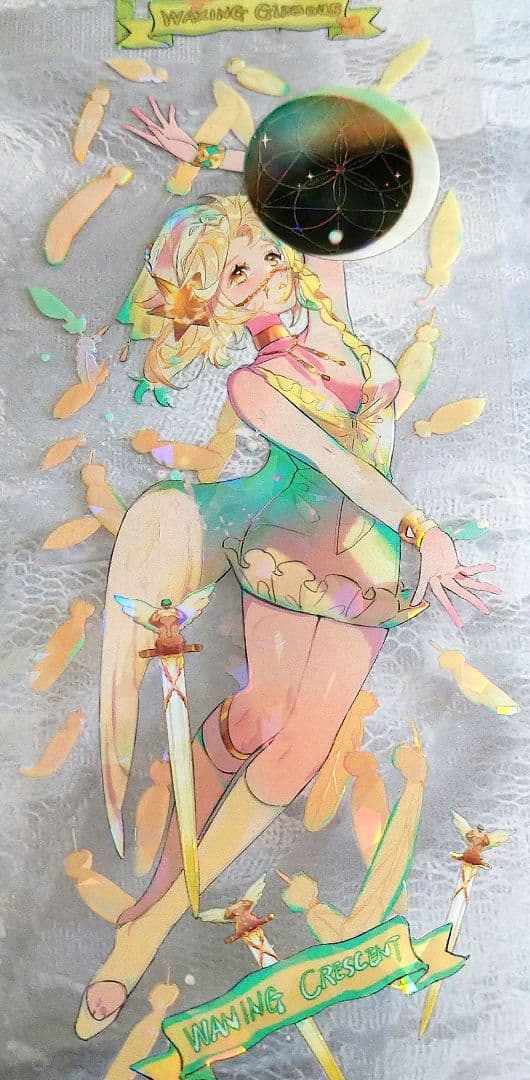 J740＃辉夜姬 (贝壳光)喵啪叽切り売り海外人物マステ女の子