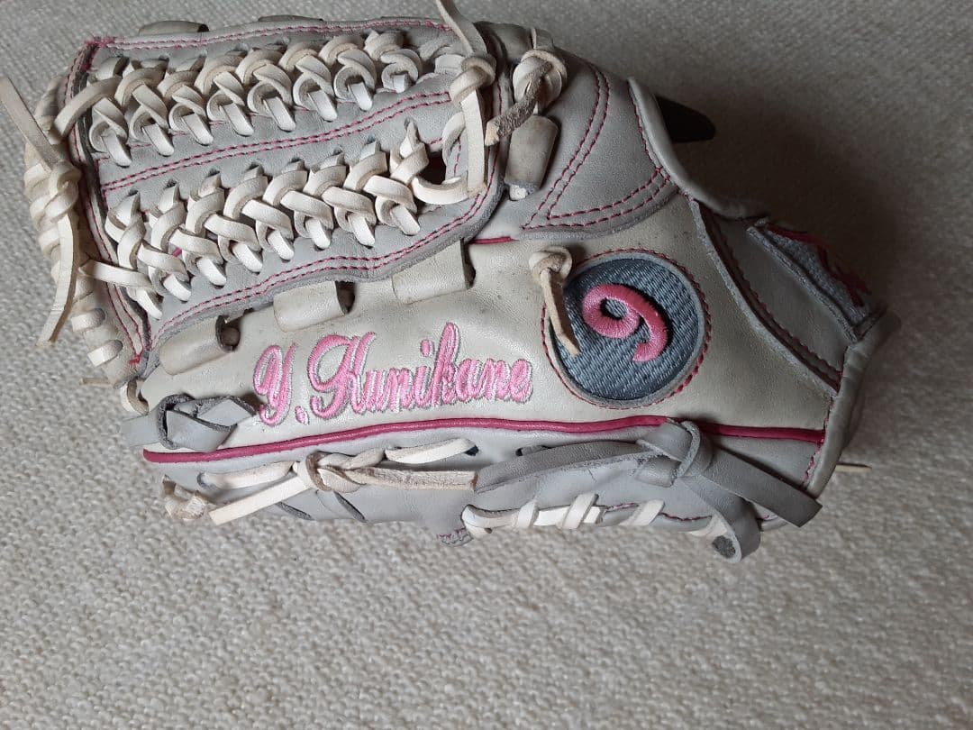 【最終価格】久保田スラッガー軟式オーダーグローブ左投手用【廃盤ラベル】