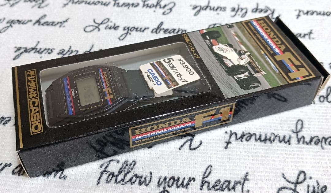 新品 CASIO HONDA F1 デジタル 腕時計 デッドストック カシオ