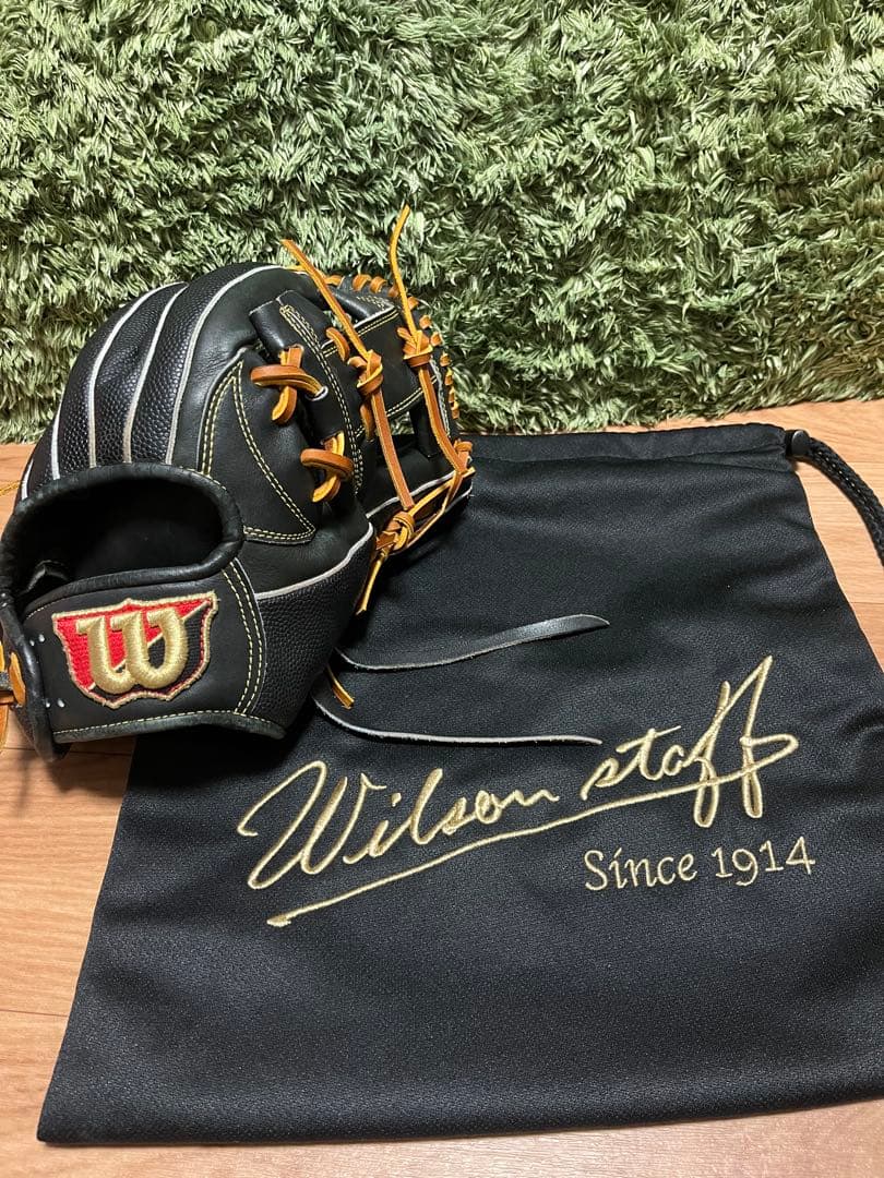 ウィルソンスタッフ デュアル 軟式内野手用87型 　ブラックスーパースキン