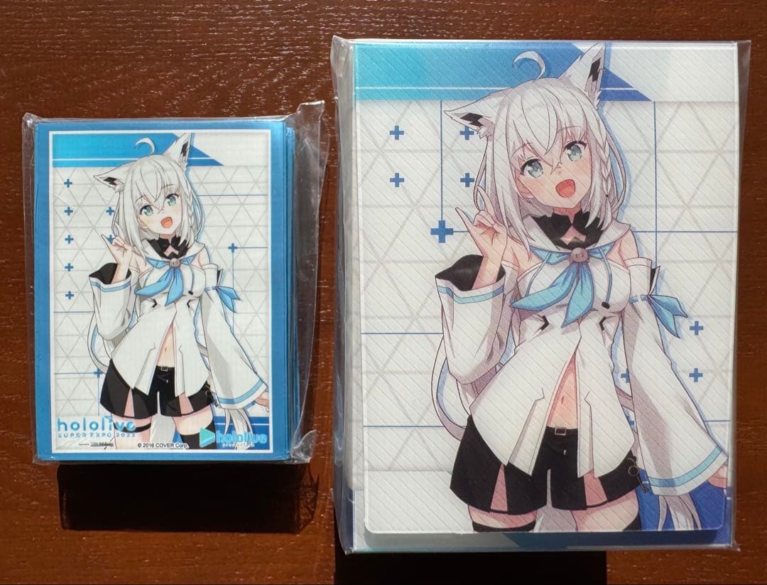 ホロライブ　 SUPER EXPO 2022 白上フブキ　スリーブ　デッキケース