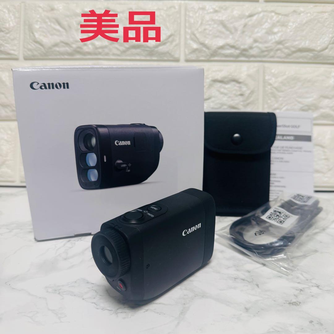 【美品】Canon ゴルフ用レーザー距離計 PowerShot GOLF