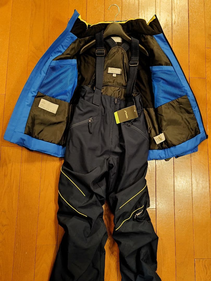 フェニックス スキー・スノボウェア 上下セット 160cm 青/黒