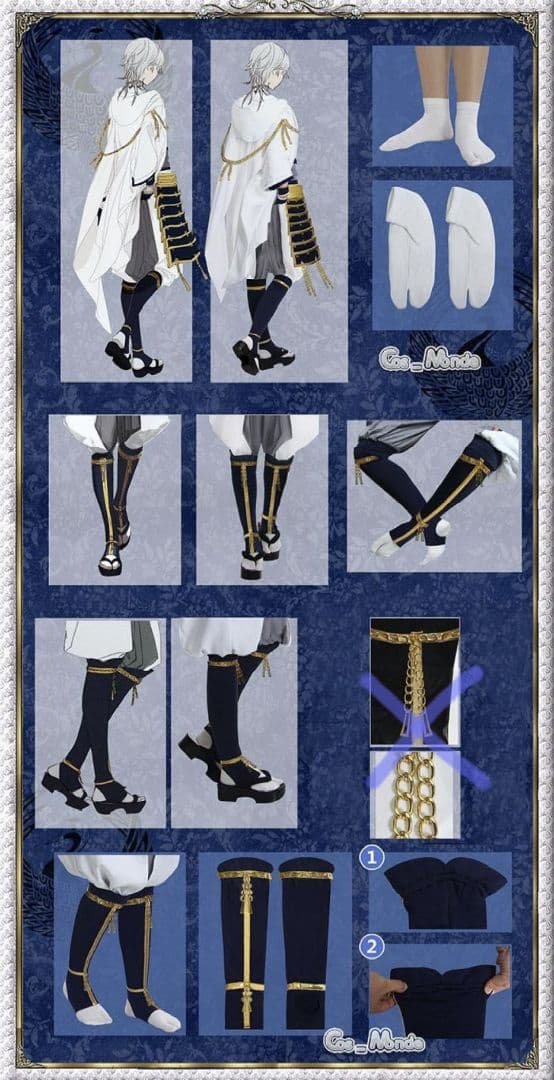 刀剣乱舞　鶴丸国永　初　コスプレ　衣装