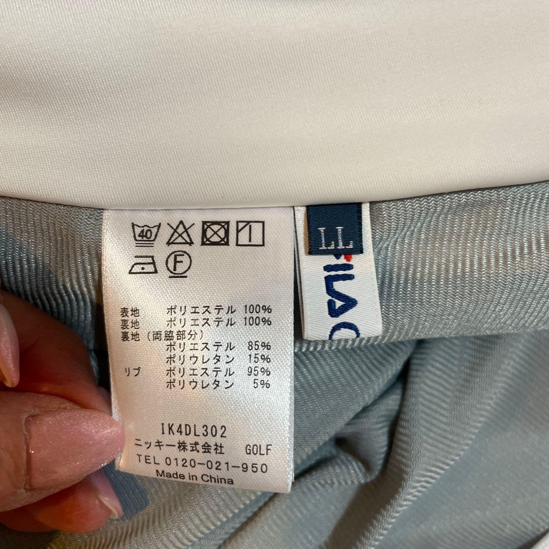 FILA GOLF水玉模様セーター　L と蓄熱パンツ　L L セット