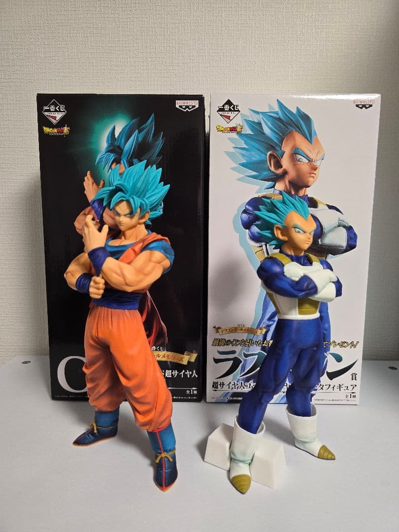 一番くじ ドラゴンボールメモリーズ C賞孫悟空 ラストワン賞ベジータ