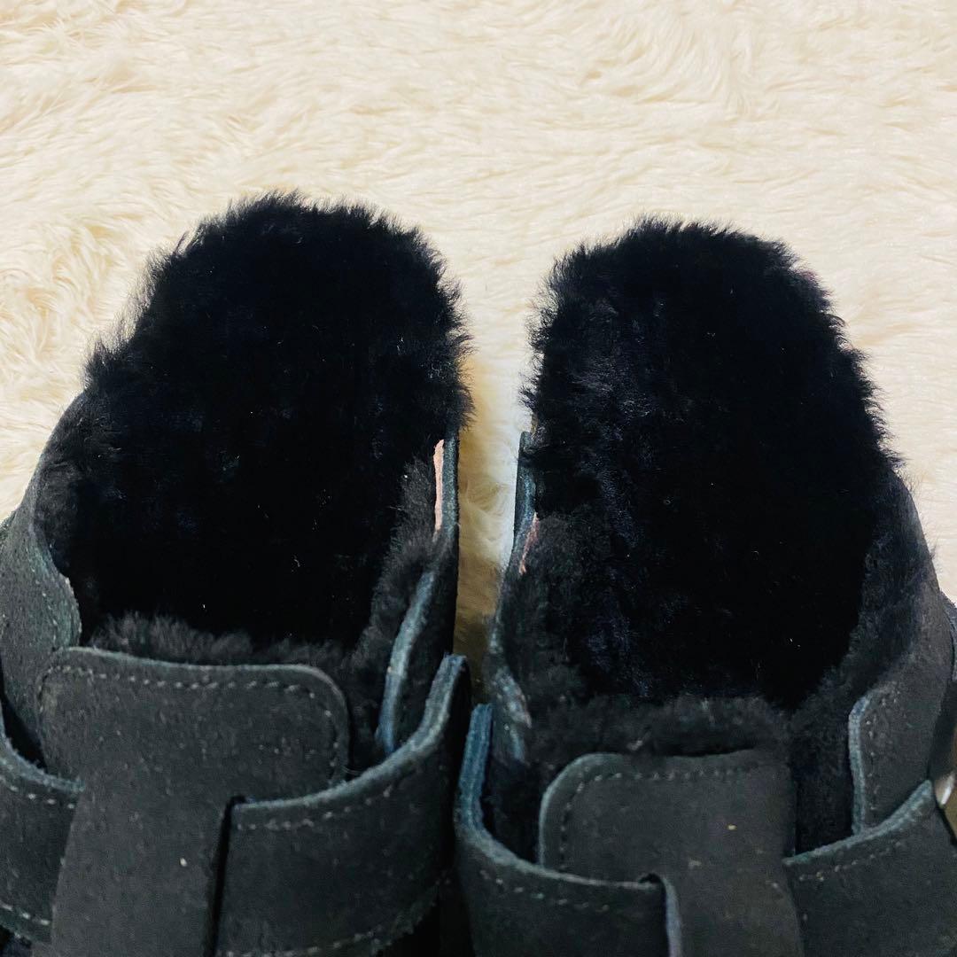 未使用級！BIRKENSTOCK BOSTON VL/Shearling