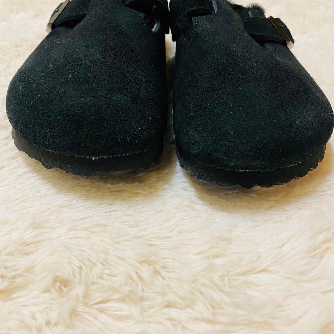 未使用級！BIRKENSTOCK BOSTON VL/Shearling