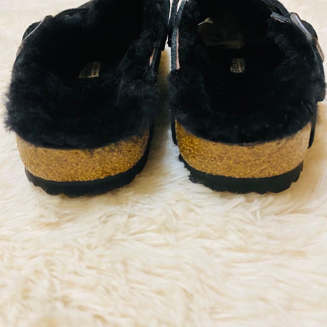 未使用級！BIRKENSTOCK BOSTON VL/Shearling