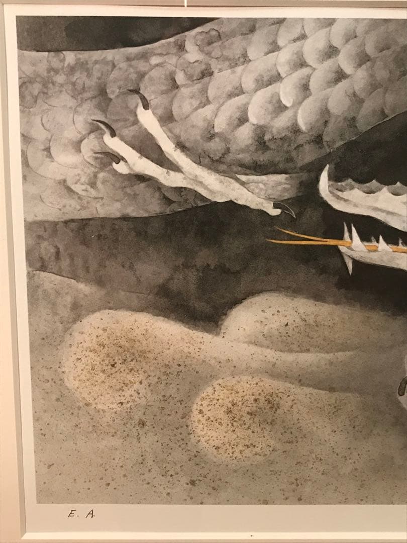 上村淳之　「辰」　リトグラフ　直筆サイン・落款・エディション・作品証明シール有り