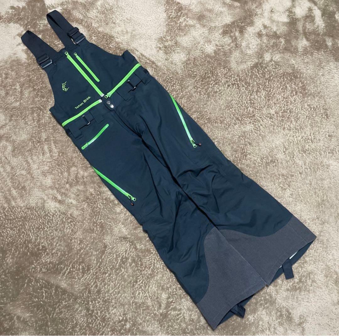 【美品】ティートンブロス　TB PANT ブラック　グリーン　sサイズ