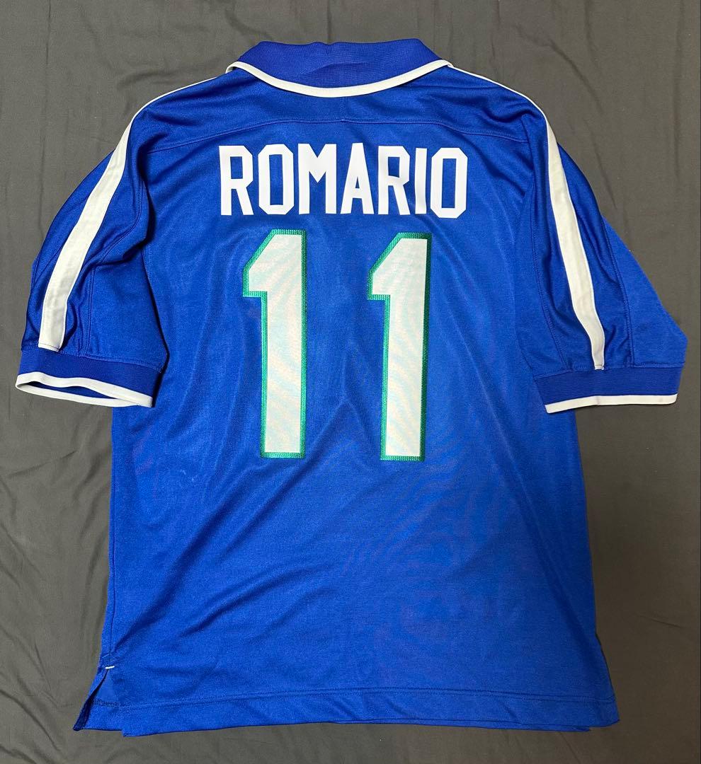 正規品 1997年ブラジル代表　アウェイ　ユニフォーム　ロマーリオ　Mサイズ