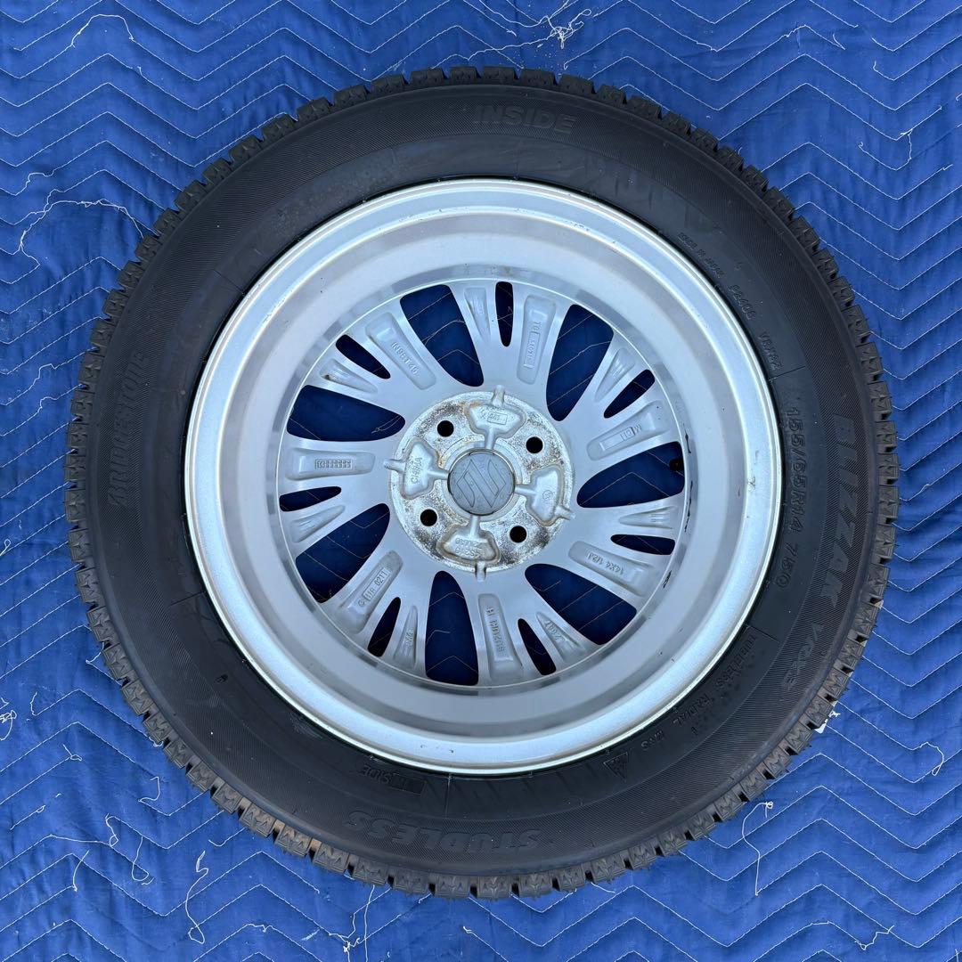 ☆ 新品スタッドレス ☆ スズキ スペーシア ワゴンR 155/65R14