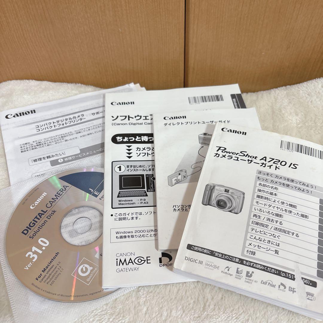 【美品】Canon PowerShot A720 IS コンパクトデジタルカメラ