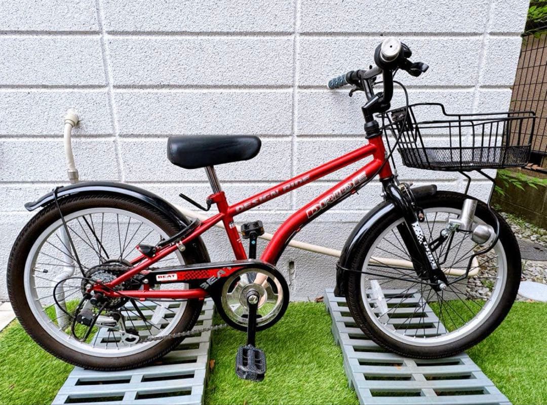 BEAT 子供用自転車 レッド 20インチ