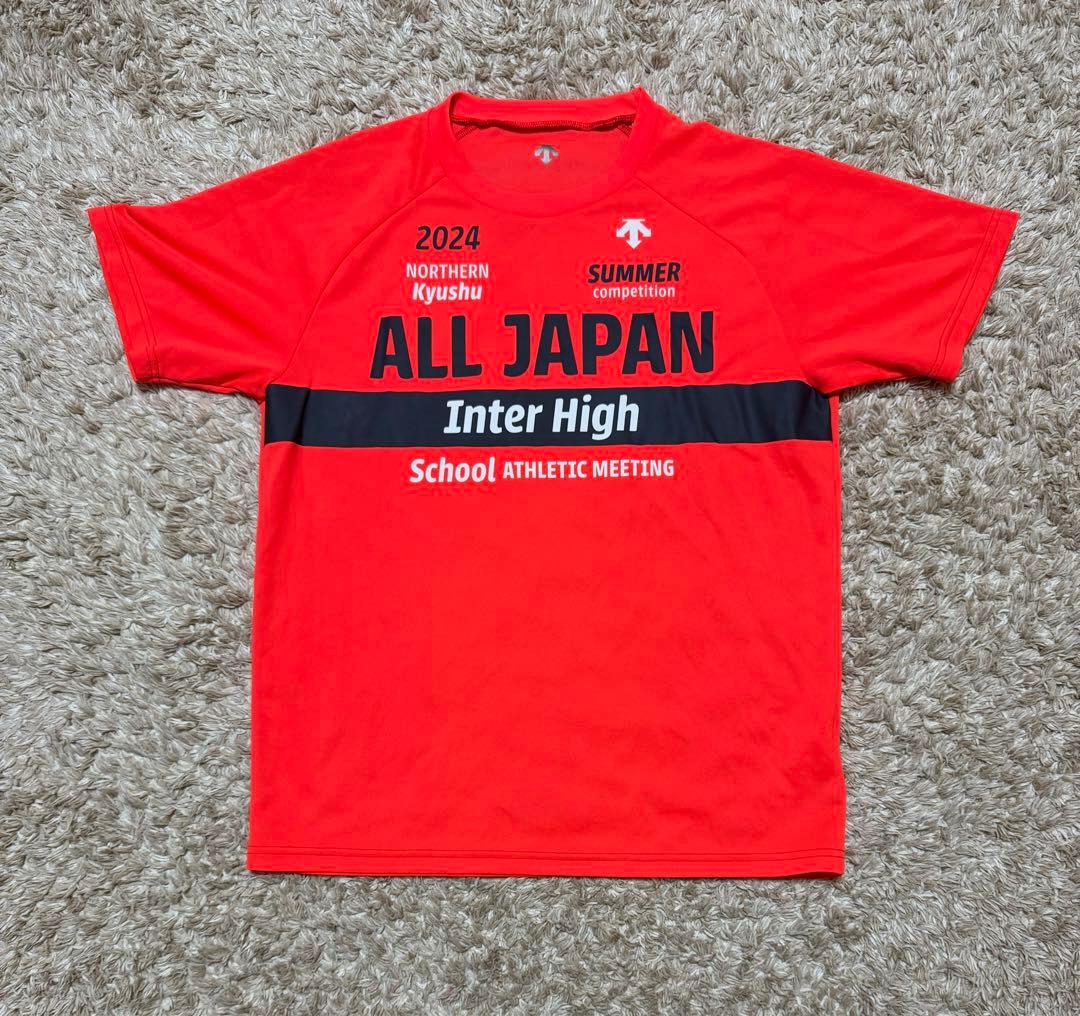 陸上記念Tシャツ 2024 福岡インターハイ ピンク・オレンジ 2枚　Mサイズ