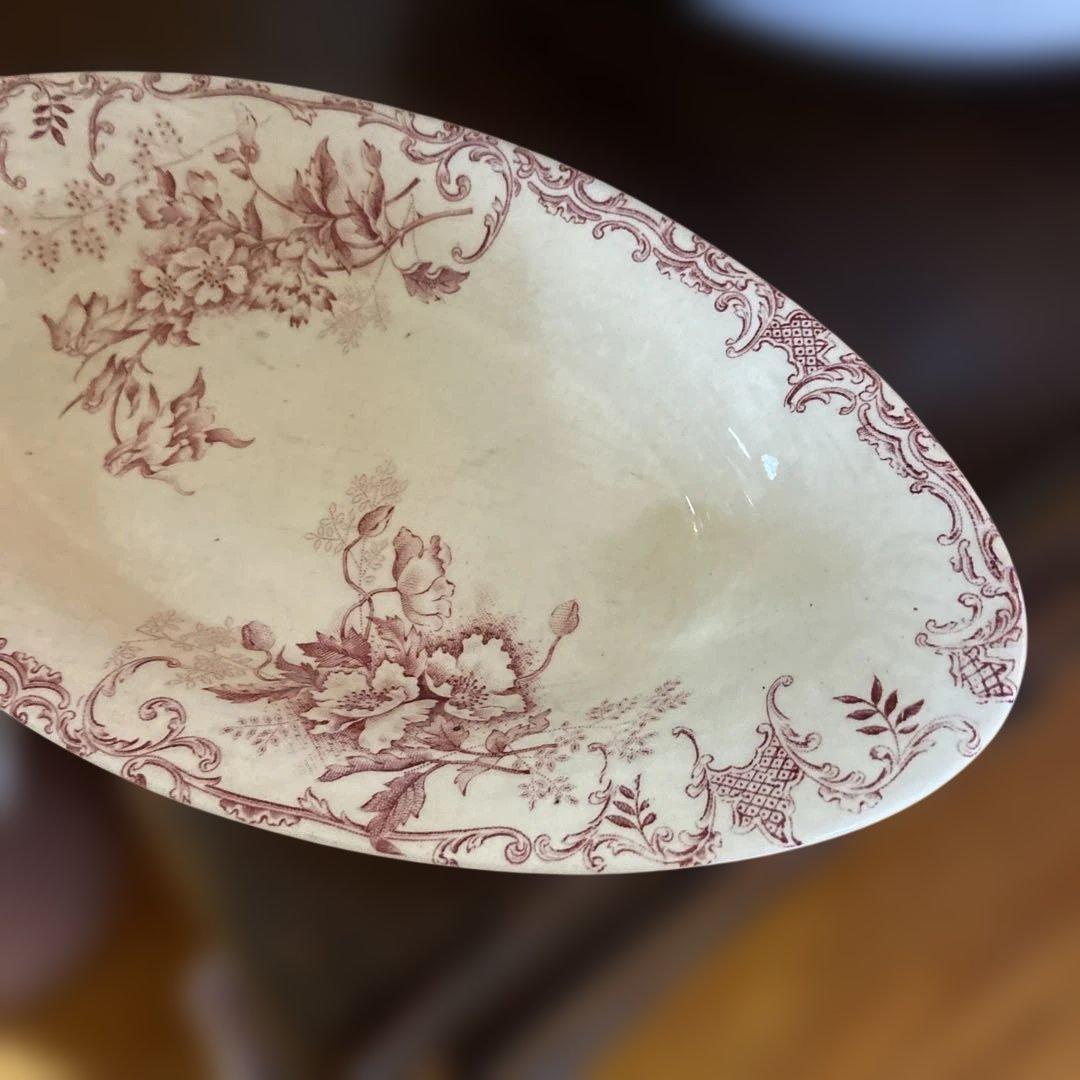 お気持ちお値下げフランスアンティーク，シヨワジルロワラビエ赤