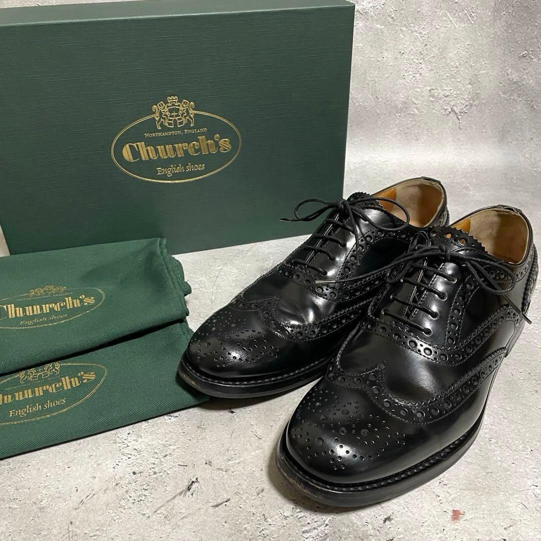 チャーチ　church's　革靴　レザードレスシューズ　バーウッド　黒　36.5