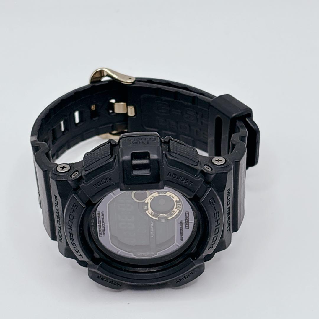 【動作品】CASIO G-SHOCK G-9300GB-1 マッドマン 黒金