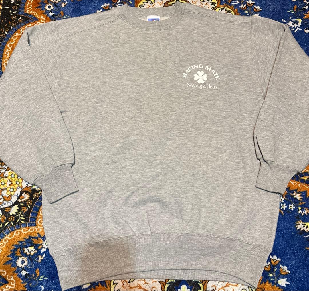 90s〜　USA製　LOOKタグ　スエットシャツ　ビンテージ　クローバープリント