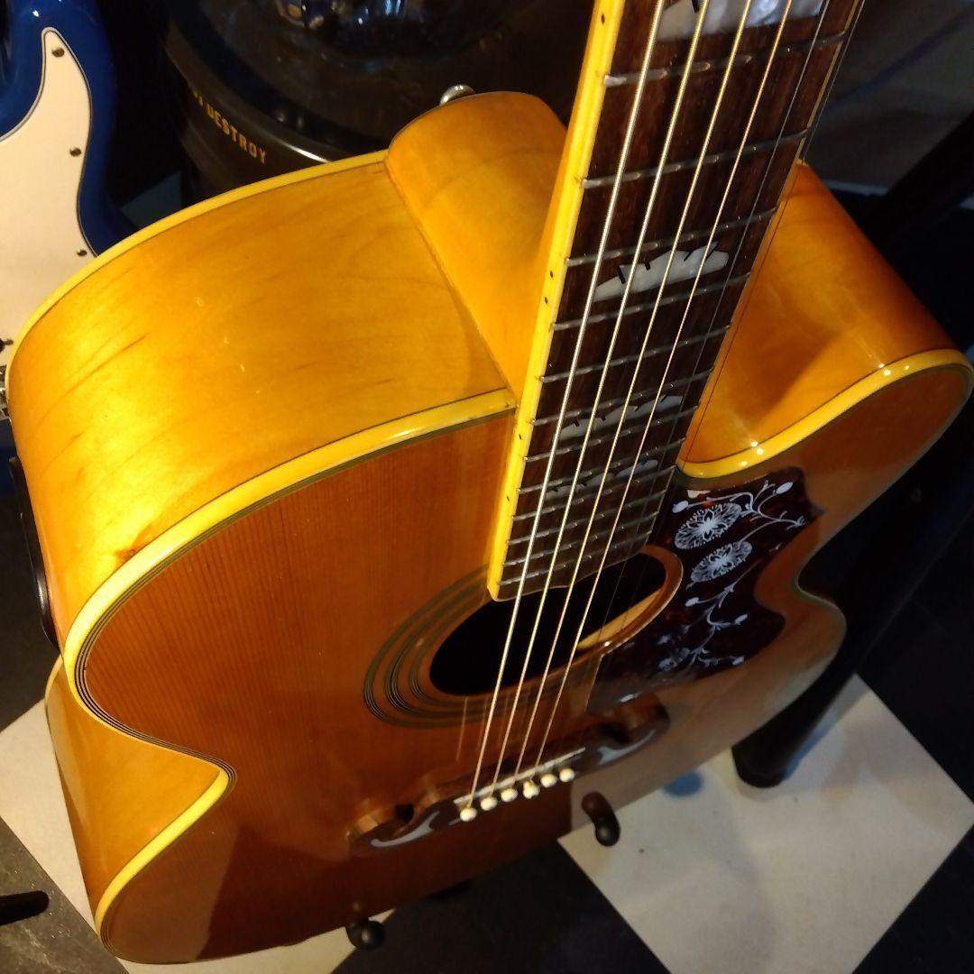 エピフォンEJ200ce...エレアコ！ビンテージ！USA…セミハードケース！