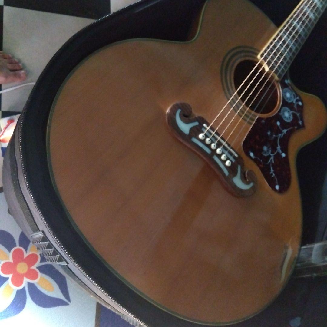 エピフォンEJ200ce...エレアコ！ビンテージ！USA…セミハードケース！