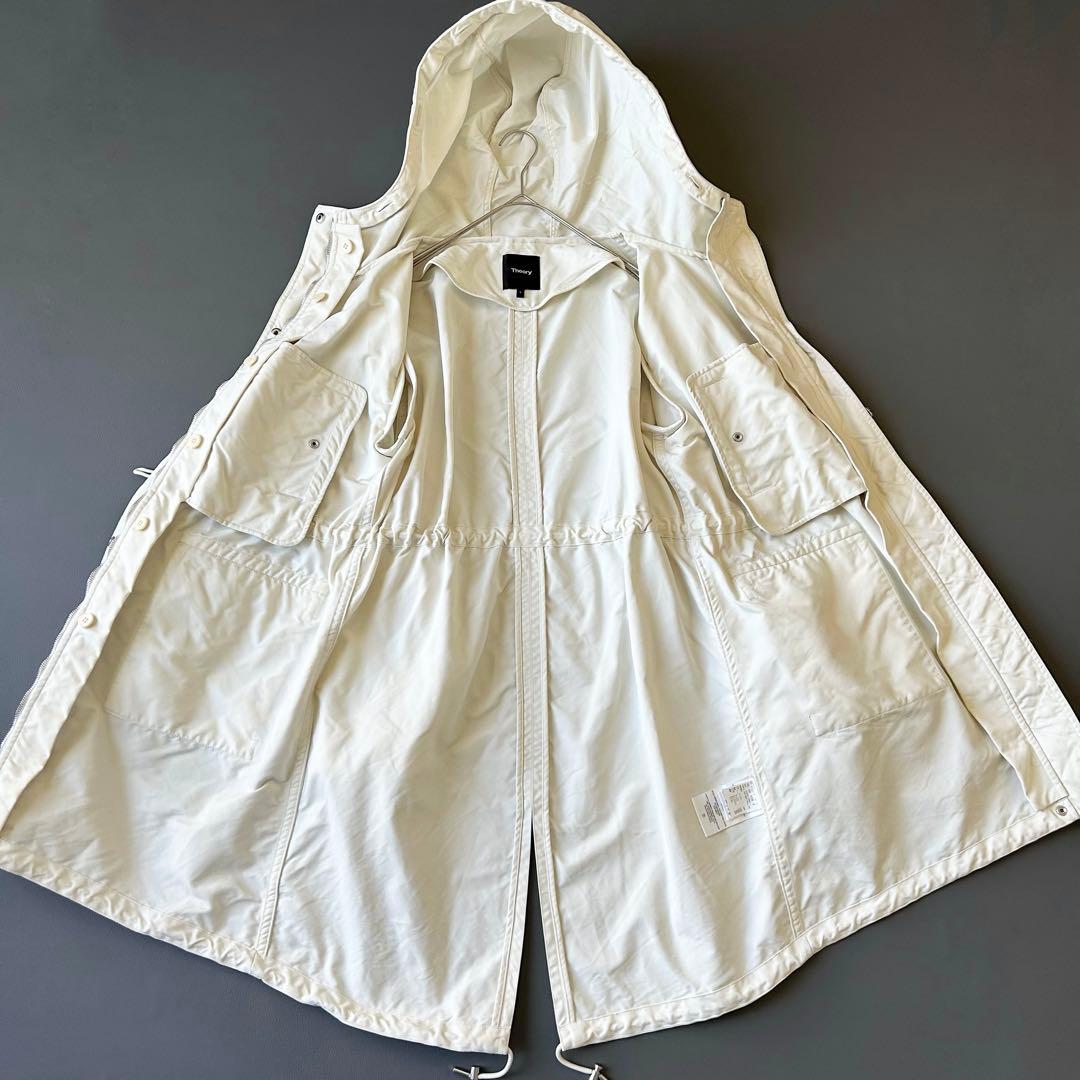 3009yセオリー ツイルナイロンウィンターパーカーモッズコート 定価10万