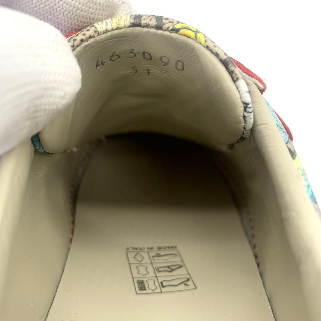 未使用級美品 グッチ ヒグチユウコ キッズスニーカー シェリーライン 20cm