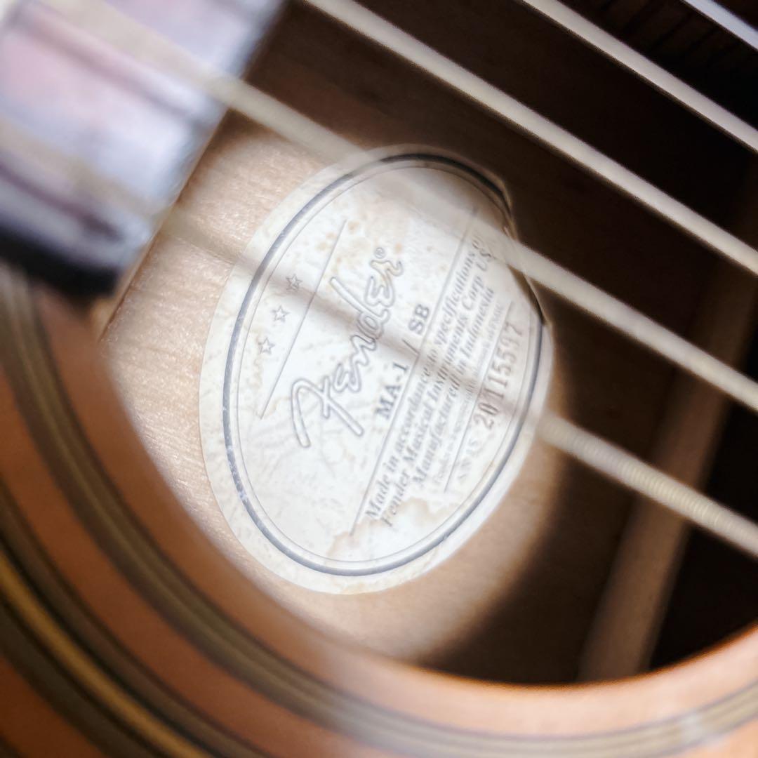 Fender MA-1/SB フェンダー ミニアコギ アコースティックギター