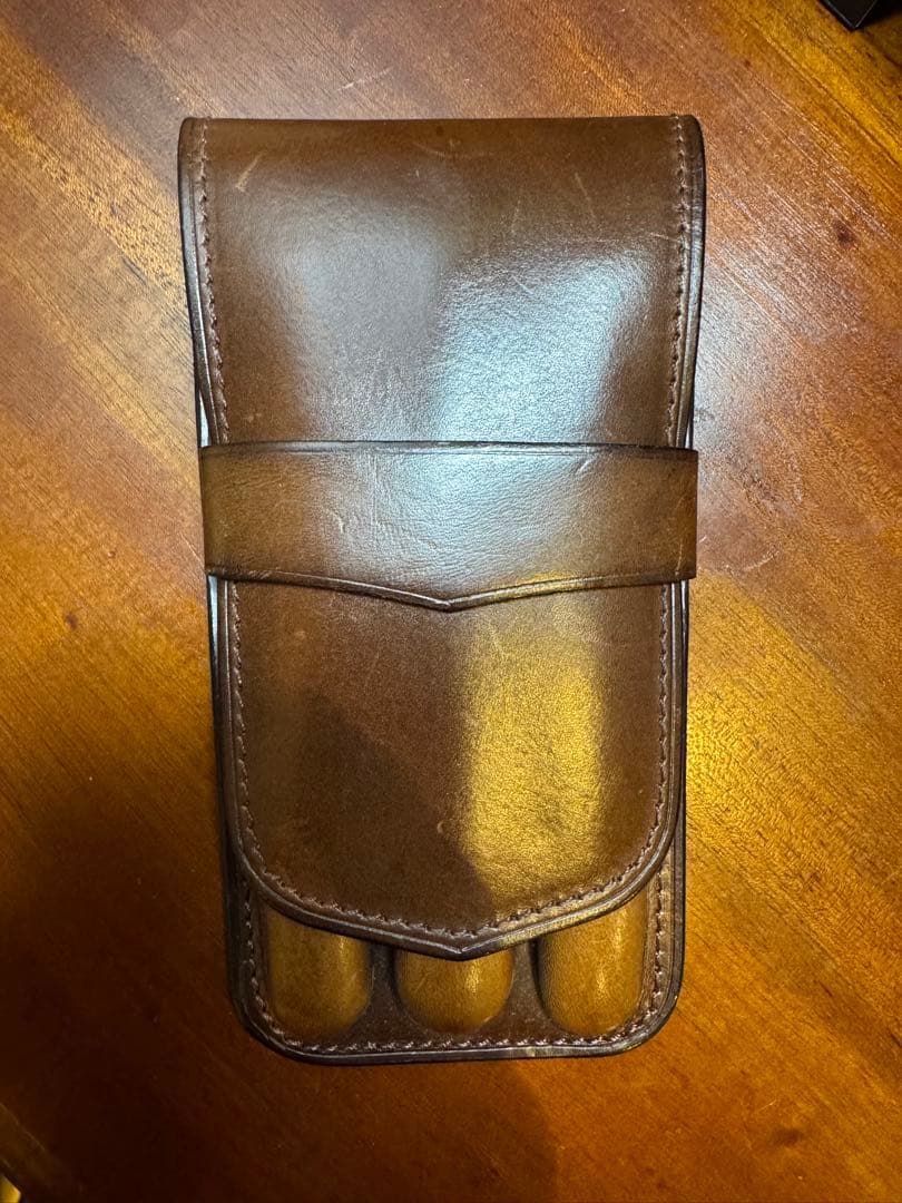 ペンケース　Le Bonheur ルボナー　3本差し　万年筆　ペン