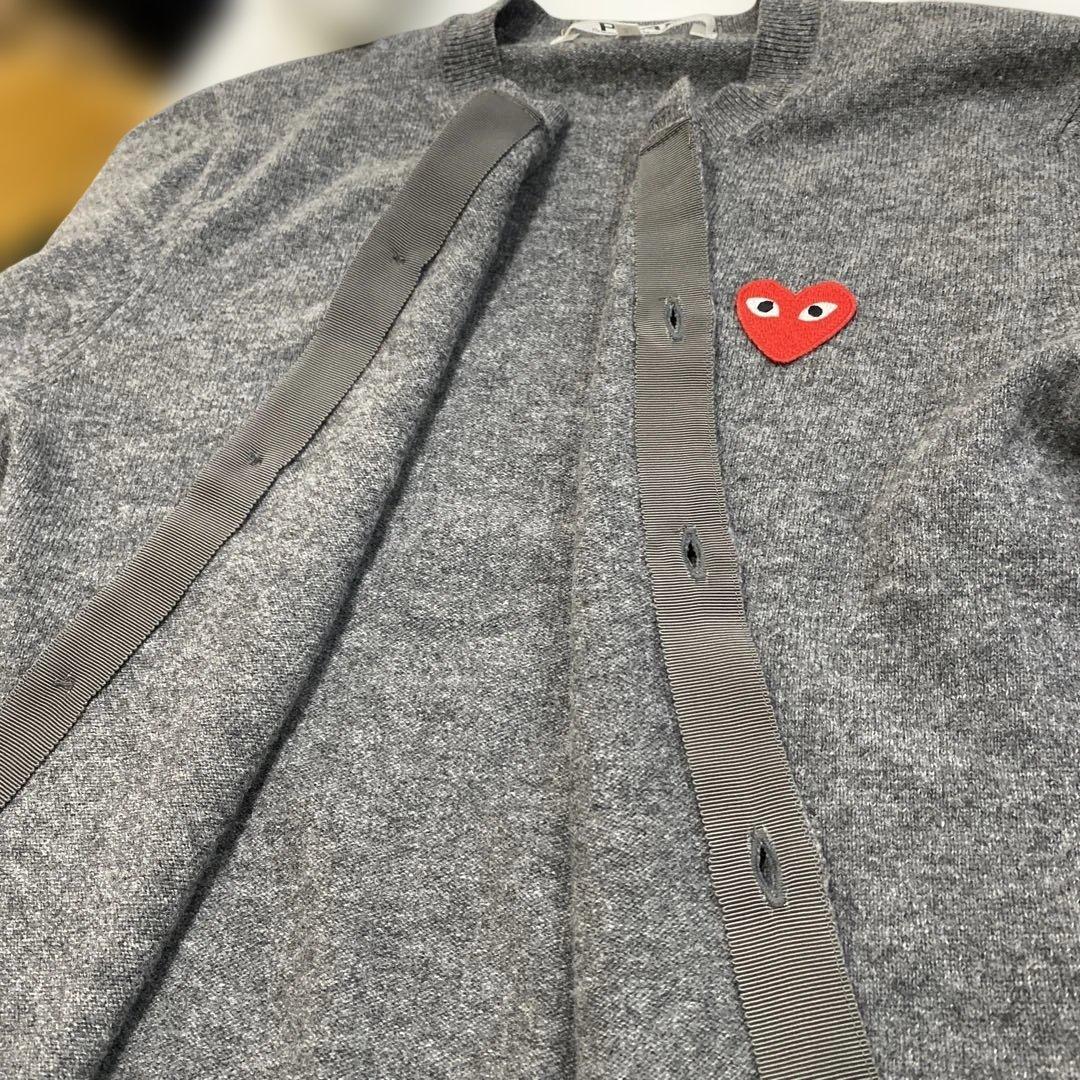 PLAY COMME des GARCONS カーディガン ギャルソン ニット