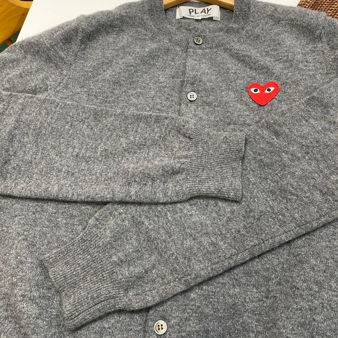 PLAY COMME des GARCONS カーディガン ギャルソン ニット