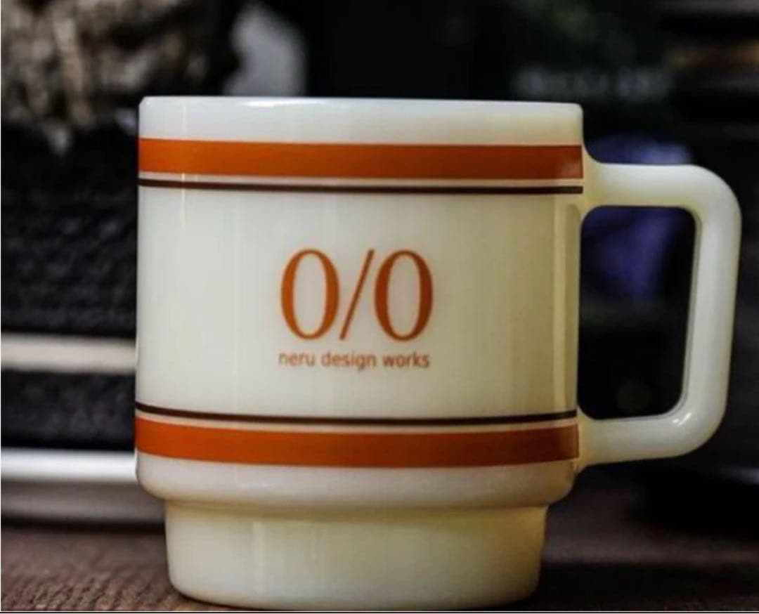 AFRO CAMP MILKGLASS キャンプグラス ネルデザイン hase