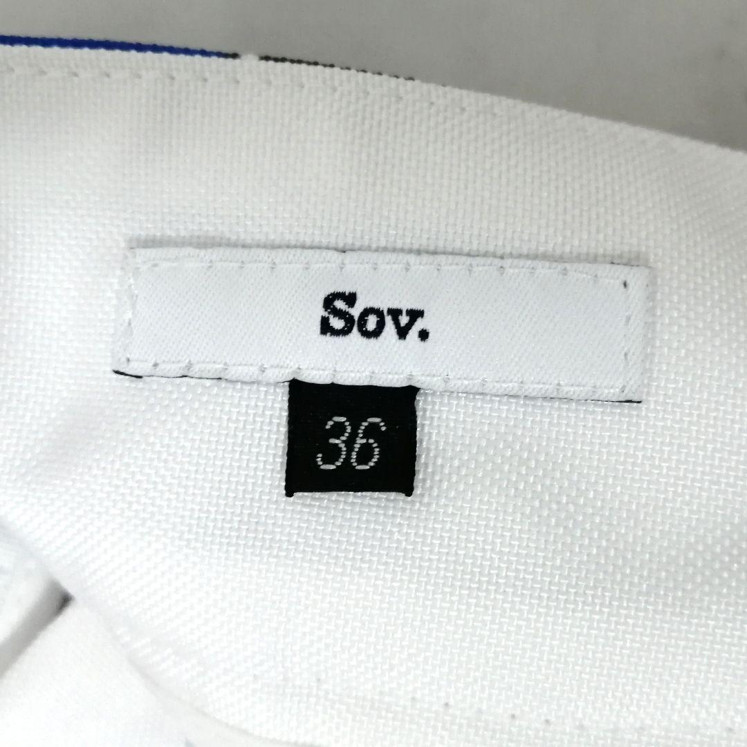 極美品✨ Sov. オリジナル幾何柄プリントパンツ　23SS　近年　ワイド　36