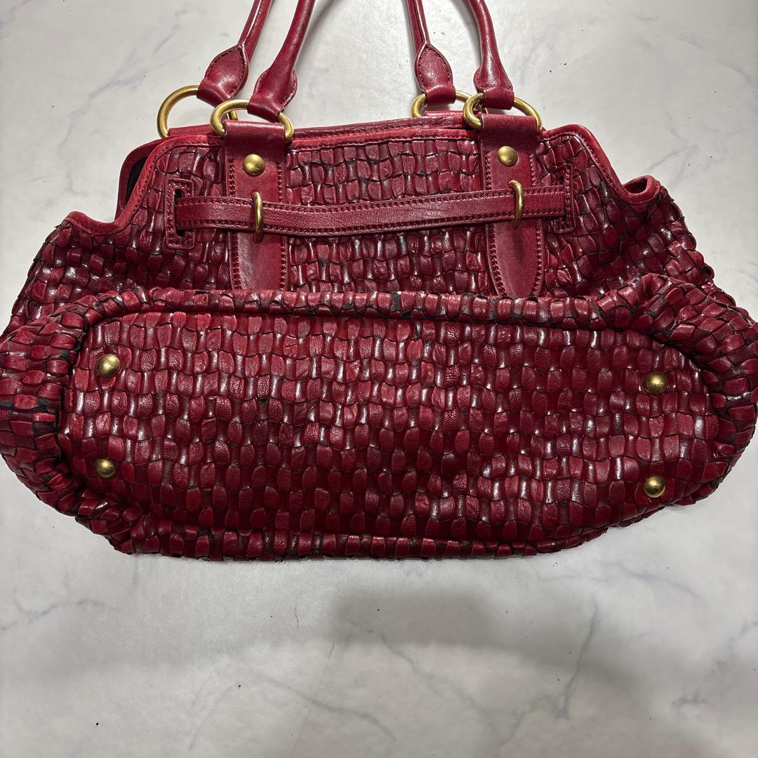 miumiu レザー ハンドバッグ イントレ アバンチュール