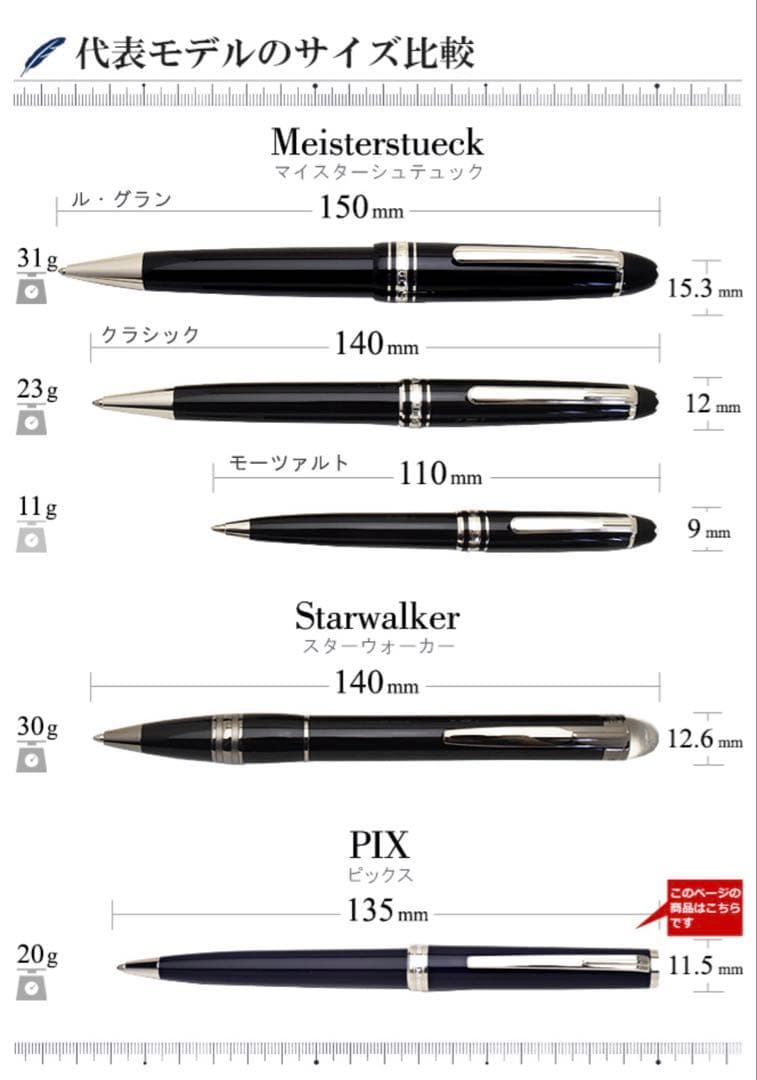 MONTBLANC ボールペン PIX レジン GP 117659 ホワイト