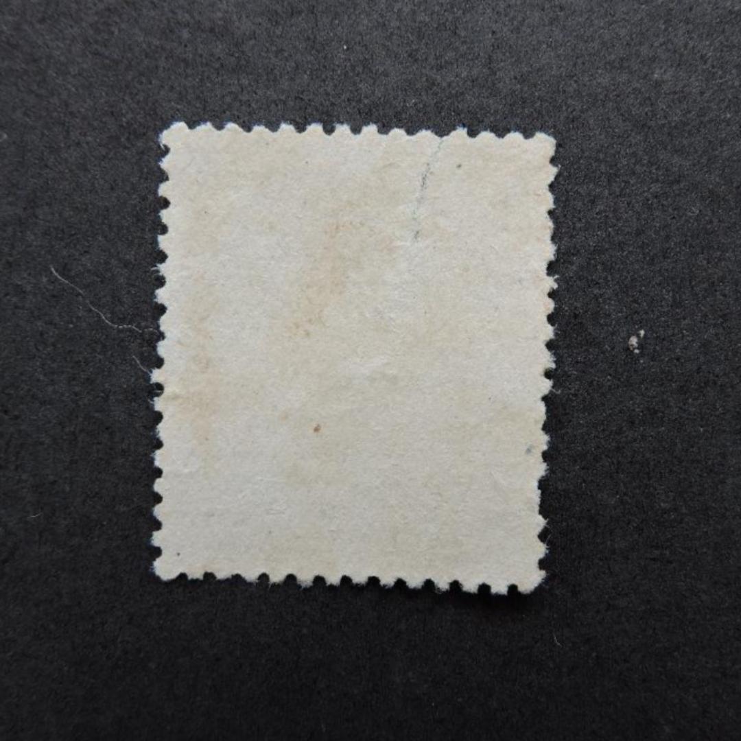 琉球改訂加刷切手１版使用済　1枚