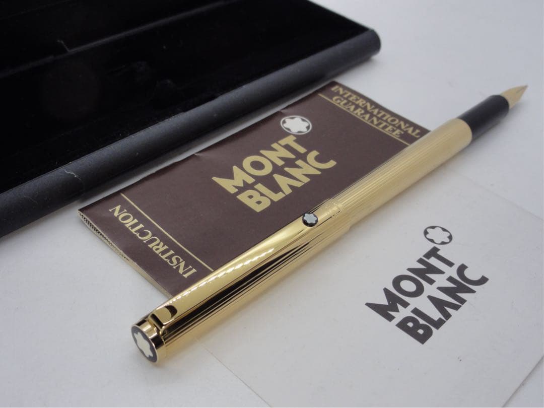 ⭐️モンブラン⭐️金運を呼ぶ総金張り⭐️稀少度の高いNo2147⭐️S-ラインモデル⭐️