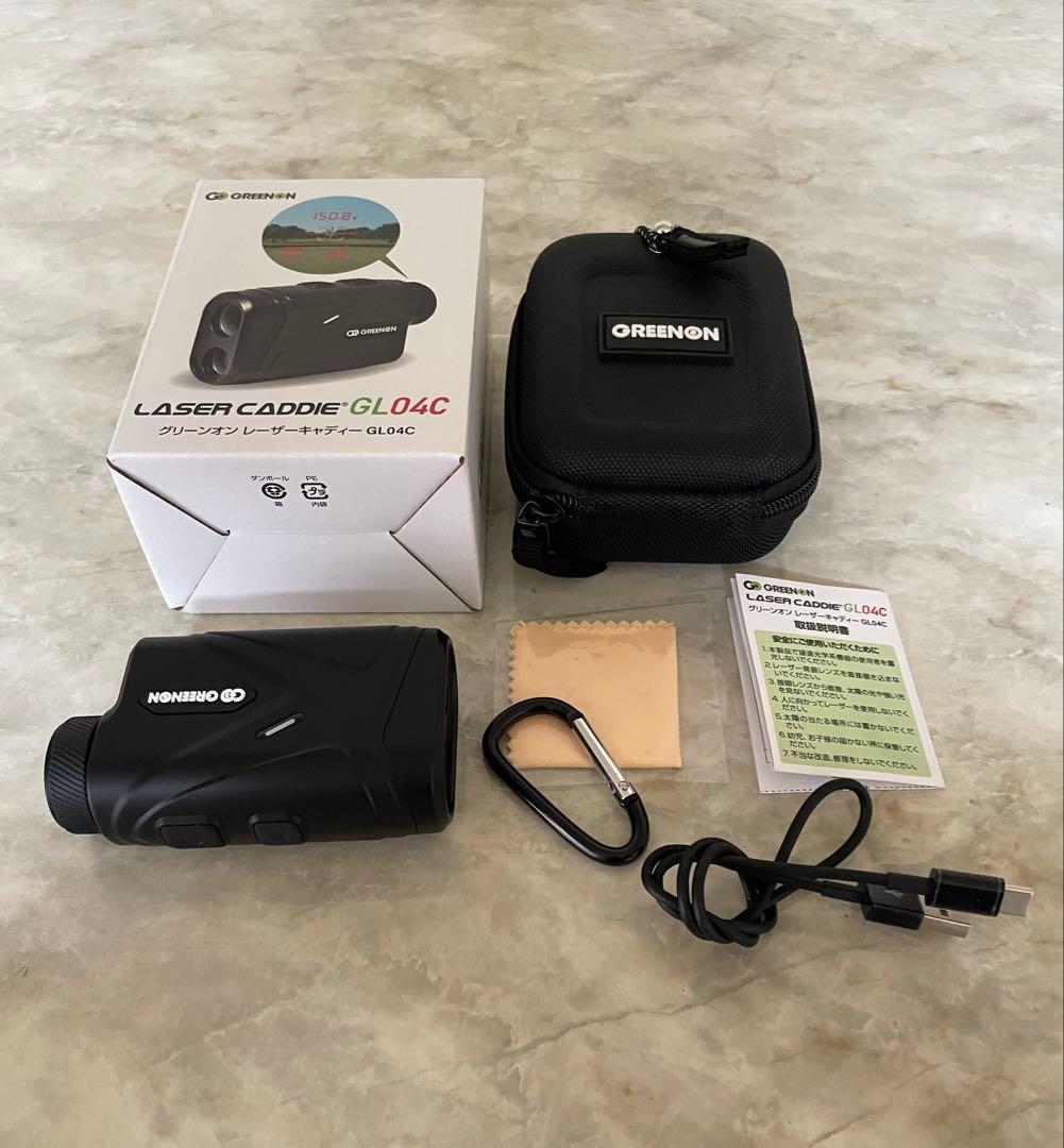 GREENON レーザーキャディーGL04 専用ケース付き(ゴルフ用距離計)