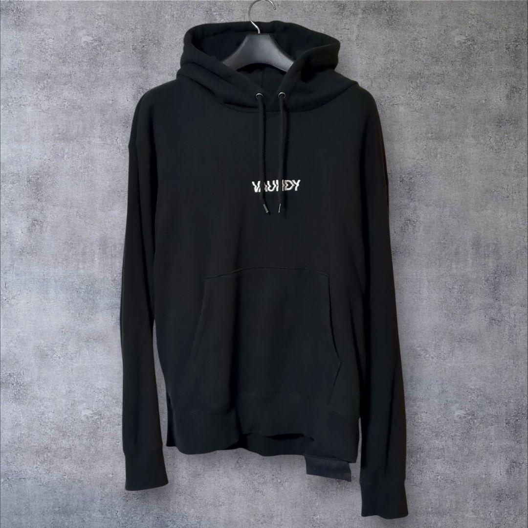 VAUNDY バウンディ 刺繍 ロゴ パーカー M 黒 グッズ