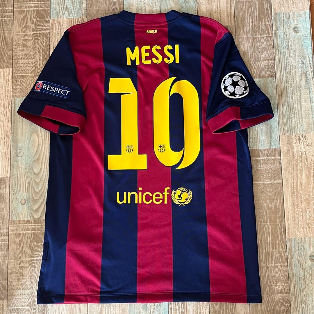 バルセロナ 2015 CL決勝戦 メッシ ユニフォーム アルゼンチン代表 PSG