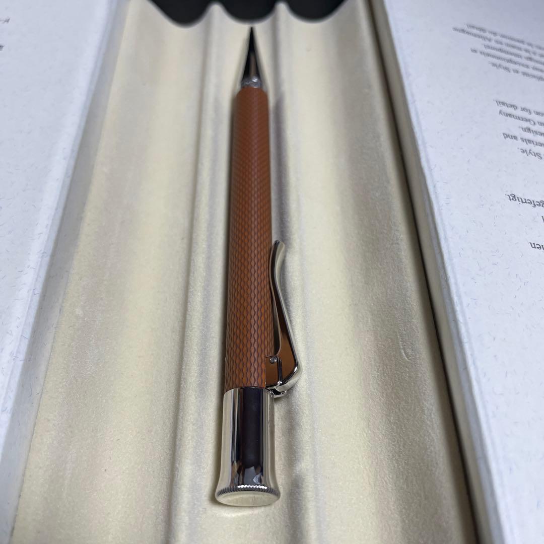 新品ファーバーカステル　ギロシェ　コニャック　シャープペンシル0.7㎜