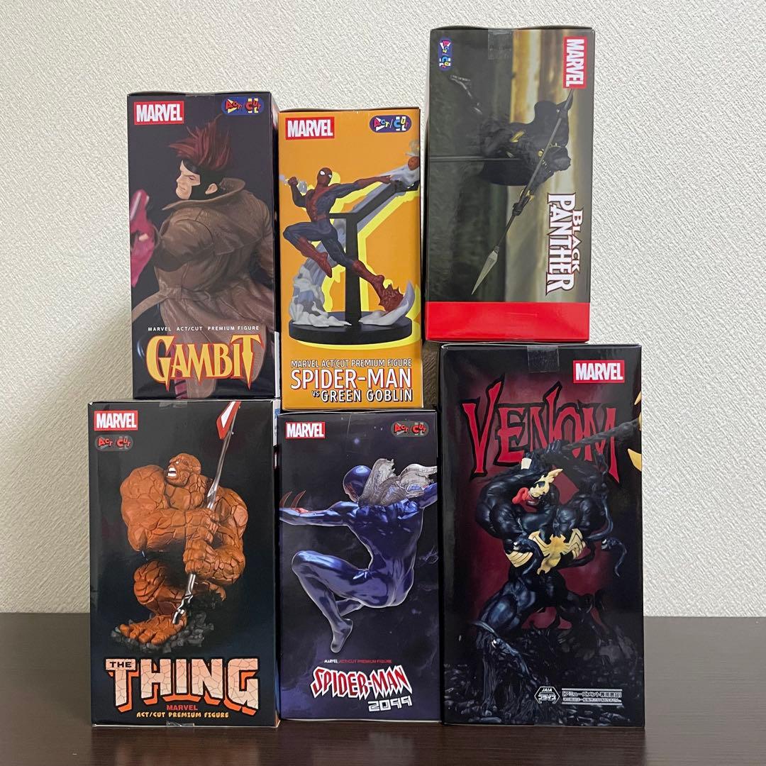 ヴェノム　ブラックパンサー　スパイダーマン　シング　ガンビット　フィギュア