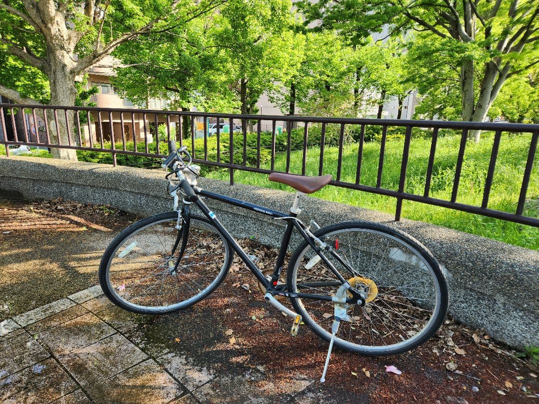 【現地お引き取り/値下げ】Weekend Bikes /クロスバイク 自転車 黒