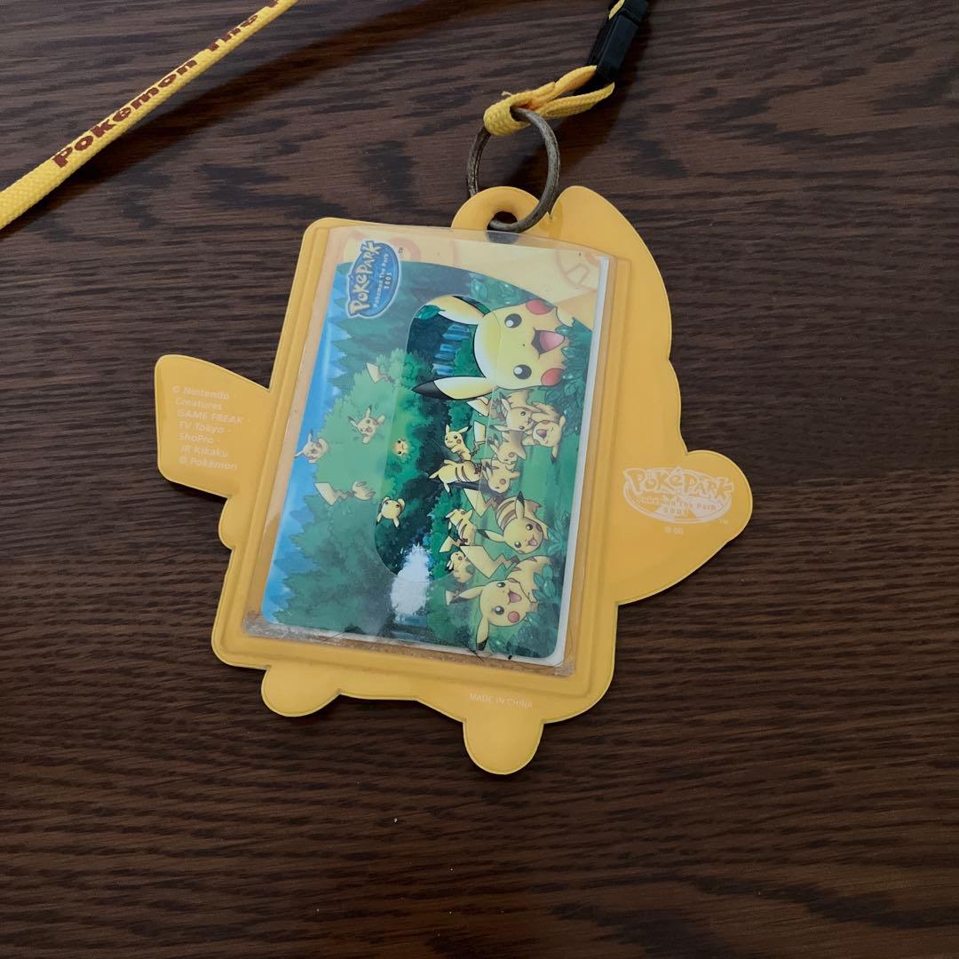 ピカチュウ　パスケース & edyカード