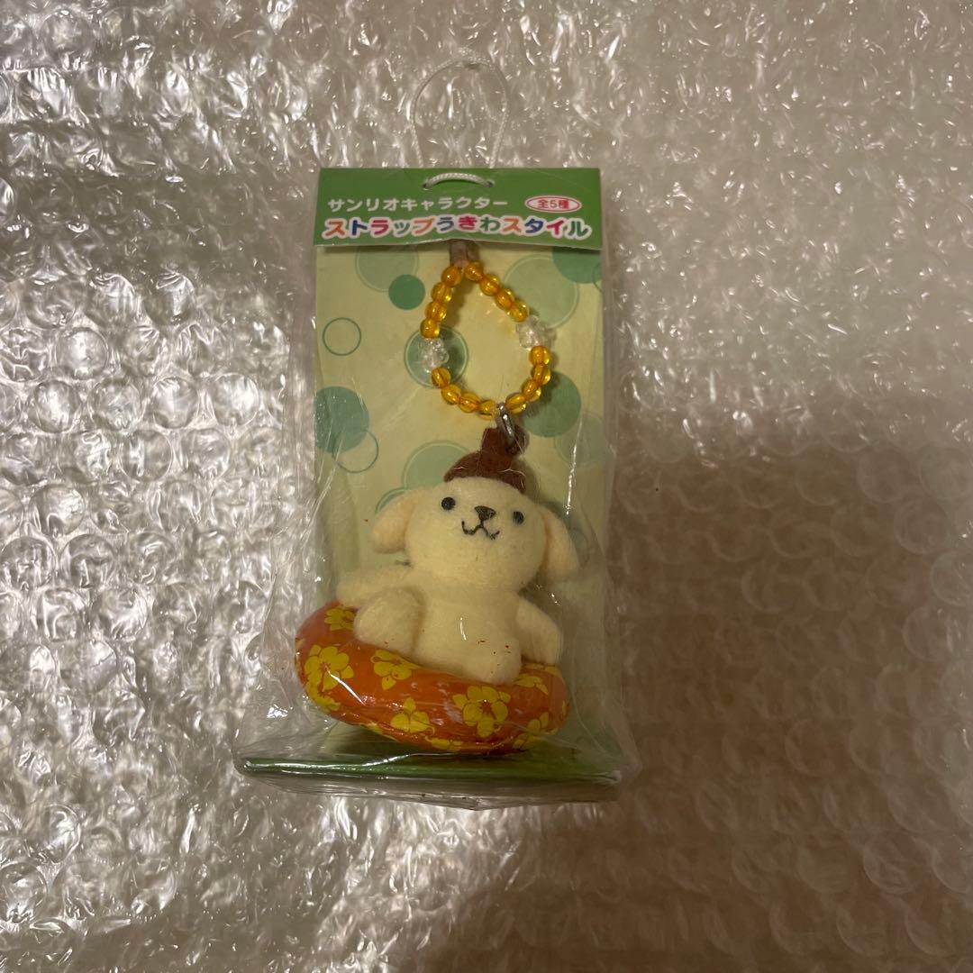 激レア サンリオ ポムポムプリン うきわ マスコット ストラップ